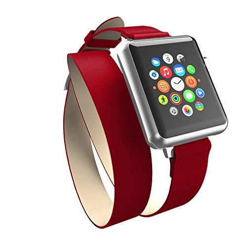 Incipio Apple Watch 42mm Reese Double Wrap Watchband Red