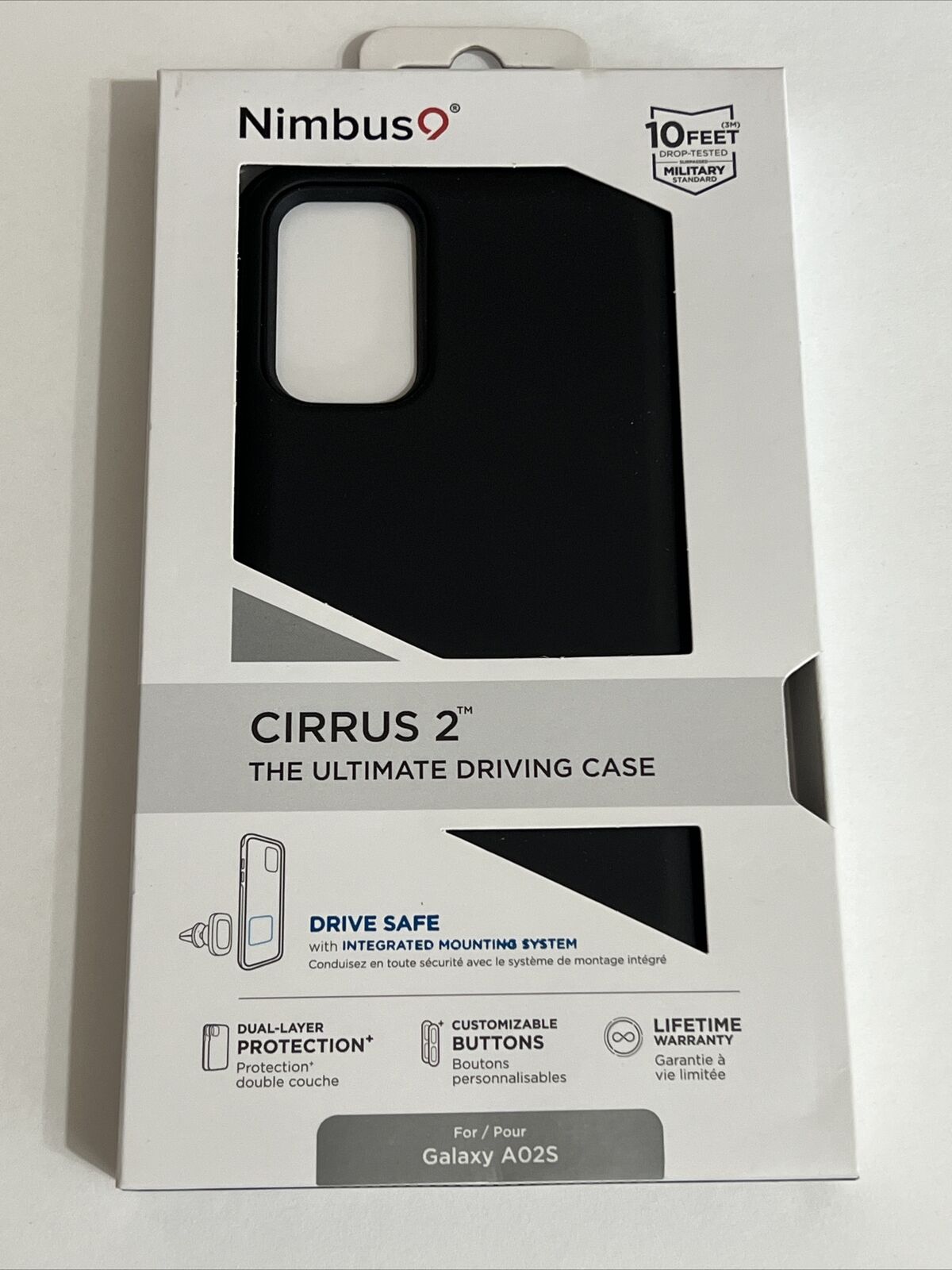 Nimbus9 Cirrus 2 Galaxy A02s Case Black