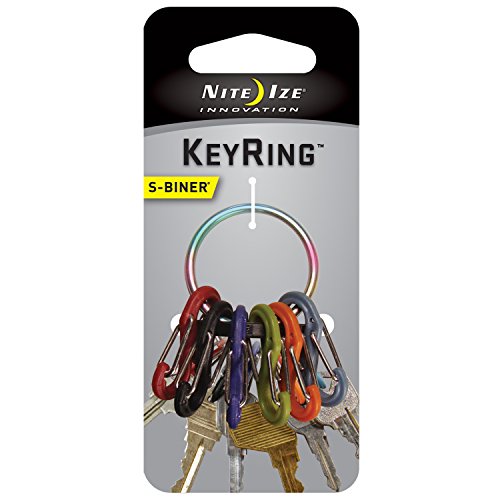 Nite Ize Krg-03-07 S-Biner Key Ring, Spectrum