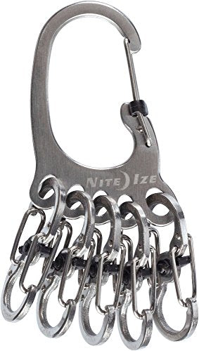 Nite Ize Klkbf-11-R6 Bigfoot Locker Keyrack, Stainless Steel