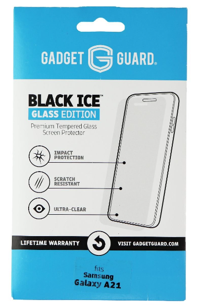 Gadget Guard Black Ice Edition Tempered Glass For Samsung Galaxy A21