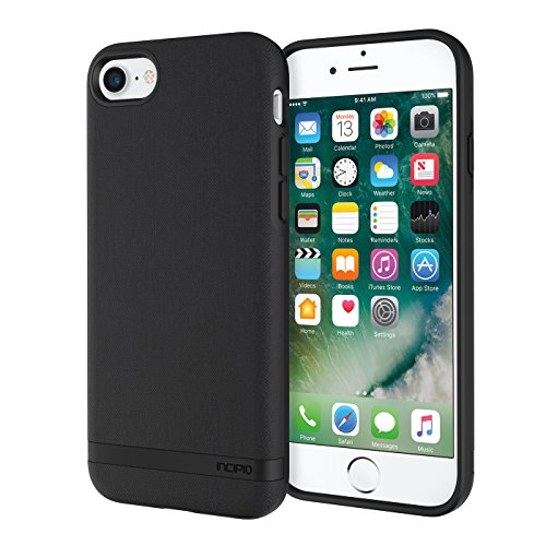 Incipio Carnaby Iphone 8 & Iphone 7 Case Esquire Series With Co-Molded Design And Ultra-Soft Cotton Finish For Iphone 8 & Iphone 7 Black