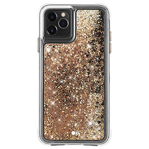 Case-Mate Waterfall Glitter Case For Iphone 11 Pro 5.8 Inch Gold