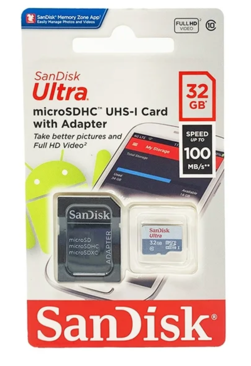 Sandisk 32gb 32g Ultra Micro Sd Hc Class 10 Tf Flash Sdhc Memory Card - Sdsqunr-032g-