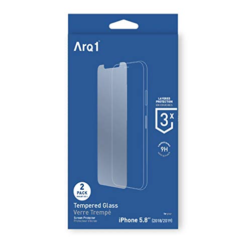 Arq1 Screen Protector For Apple Iphone 11 Pro And Iphone Xs (5.85") 0.25mm Tempered Glass Screen Protector W/Advanced Hd Clarity/Case Friendly 99% Touch Accurate