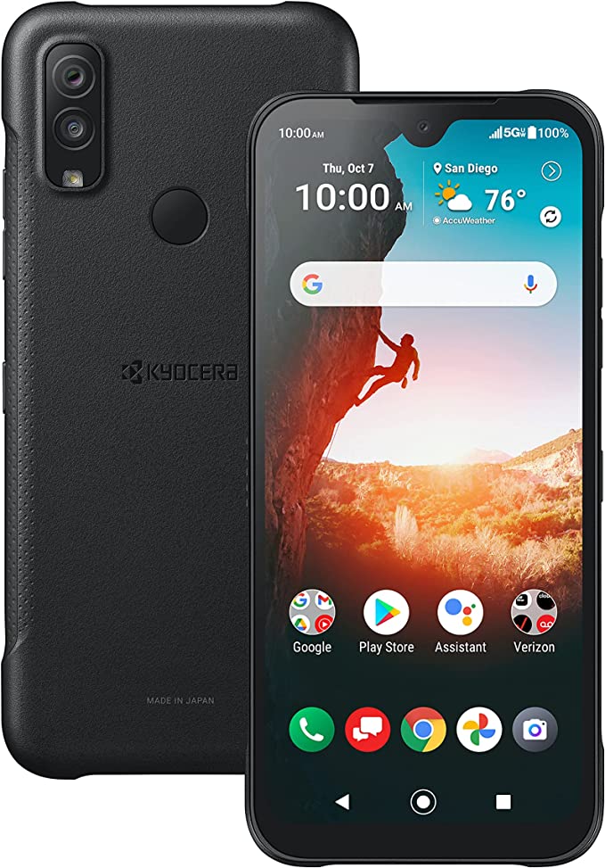 Kyocera - Durasport 5g (C6930) - 64g - Black - Grade C - Locked To Verizon - Fully Function Tested