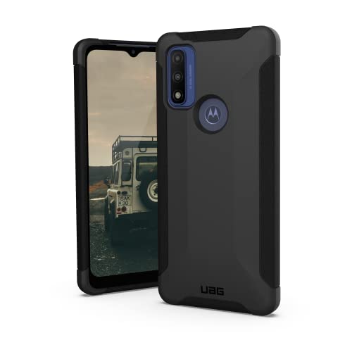 Urban Armor Gear Uag Made For Motorola Moto G Pure 2021 Case (Usa & Ca Models Only) 6.5" Scout Rugged Sleek Shockproof Lightweight Antimicrobial Military Drop Tested Protective Cover, Black