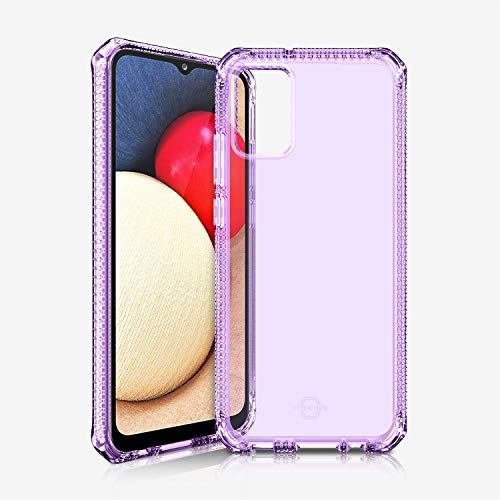 Itskins Spectrum Clear Protective Phone Case For Galaxy A02s (Usa Version) Light Purple