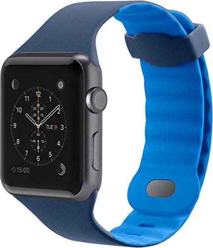 Belkin F8w730btc02 Sport Band For Apple Watch Series 4, 3, 2, 1, /40 Mm, Blue, 42 Mm Pack