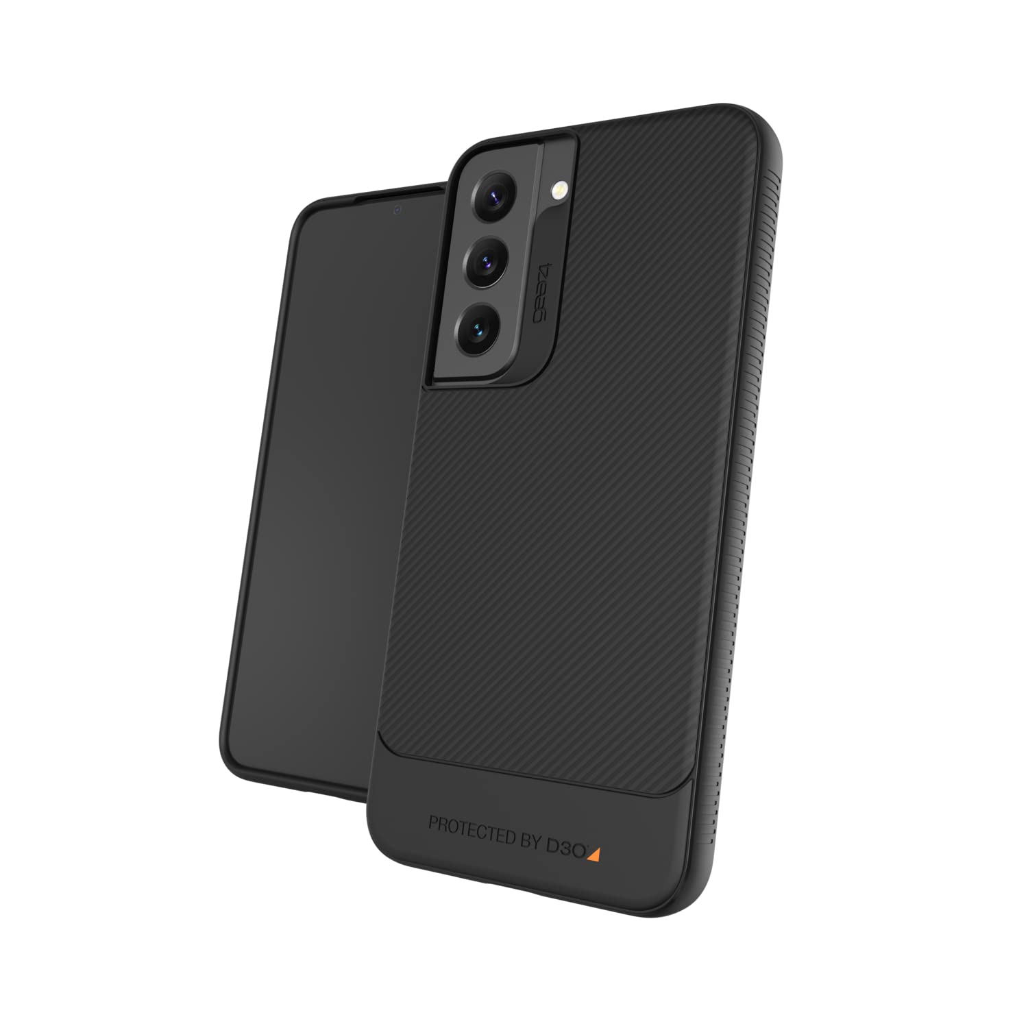 Gear4 Zagg Copenhagen Black Case That Highlights The D3o Protection Material For Samsung Galaxy S22+