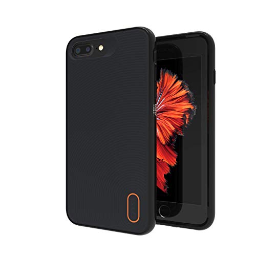 Gear4 Zagg Battersea Hardback Case With Advanced Impact Protection [ Protected By D3o ] With Reinforced Back Protection, Slim Design Made For Apple Iphone 8+ / 7+ / 6+ Black