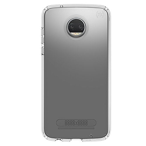 Speck Products Presidio Clear Cell Phone Case For Motorola Moto Z2 Play, Clear