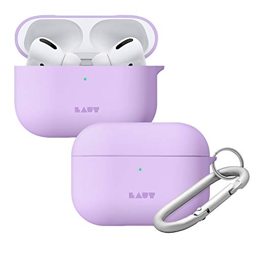 Laut Huex Pastels For Airpods Pro | Silky Rubber Finish | Ultra Lightweight | Carabiner Included • Violet