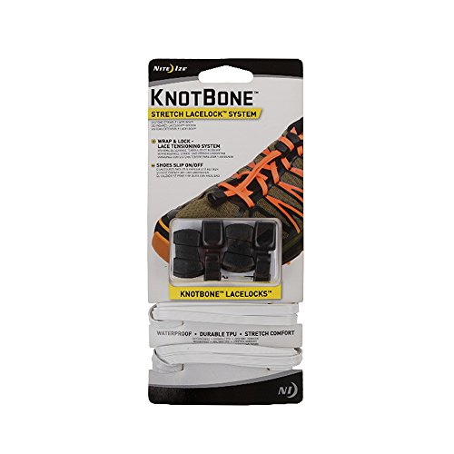 Nite Ize Knotbone Stretch Lacelock System, White