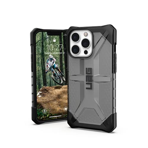 Urban Armor Gear Uag Designed For Iphone 13 Pro Case Grey Ash Rugged Lightweight Slim Shockproof Transparent Plasma Protective Cover, [6.1 Inch Screen]