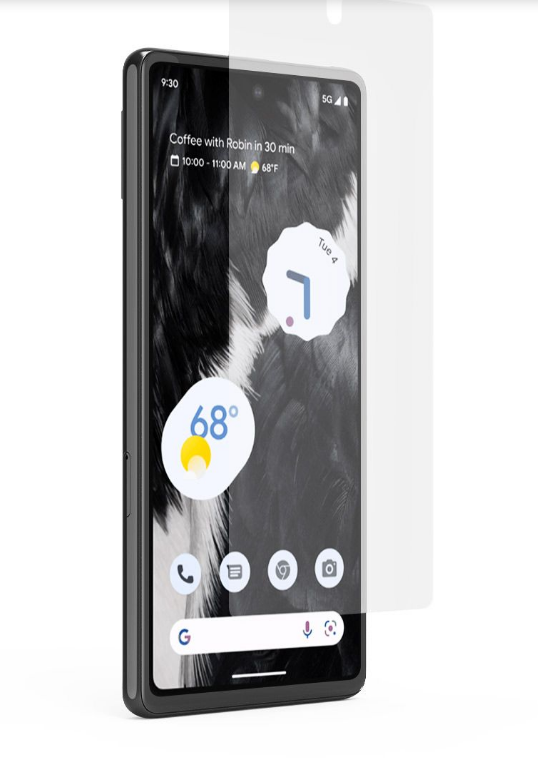 Puregear Google Pixel 7 Steel 360 Antimicrobial Tempered Glass Screen Protector With Perfect Alignment Tray