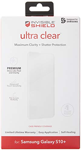 Invisible Shield Ultra Clear Military Grade Film Screen Protector Made For Samsung Gs10+ Case Friendly