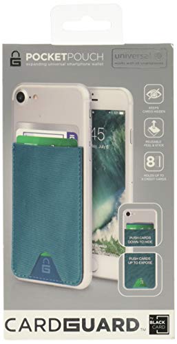 Card Guard Phone Wallet, Pocket Holds Up To 8 Credit Cards - Teal