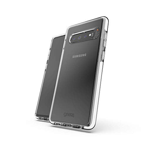 Gear4 Piccadilly Clear Case With Advanced Impact Protection [ Protected By D3o ], Slim, Tough Design For Samsung Galaxy S10 Plus White