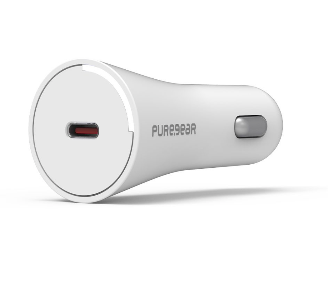 Pure Gear Lightspeed 25w Single Usb-C Car Charger White