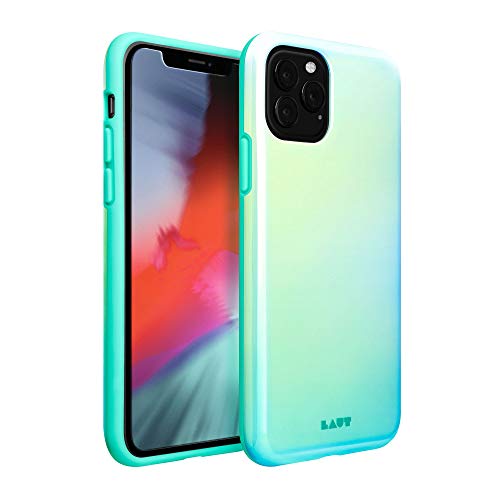 Laut | Huex Fades For Iphone 11 Pro | Color Fade Iridescent Design | Air Frame Technology | 13ft./ 4m Impact Protection | Easy To Snap On & Off | Qi Wireless Charger Compatible • Mint