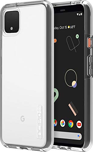 Incipio Dualpro Case For Google Pixel 4 Xl Google Certified Protective Cover (Clear) [Extremely Rugged I Shock Absorbing I Hybrid] Gg-082-Clr