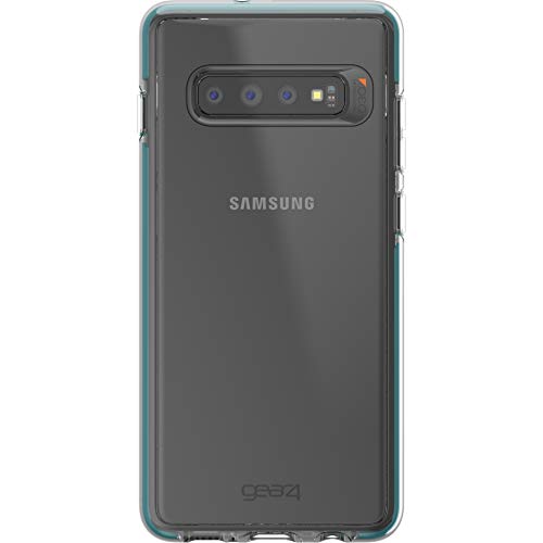 Gear4 Piccadilly Clear Case With Advanced Impact Protection [ Protected By D3o ], Slim, Tough Design Compatible With Samsung Galaxy S10 Plus Teal