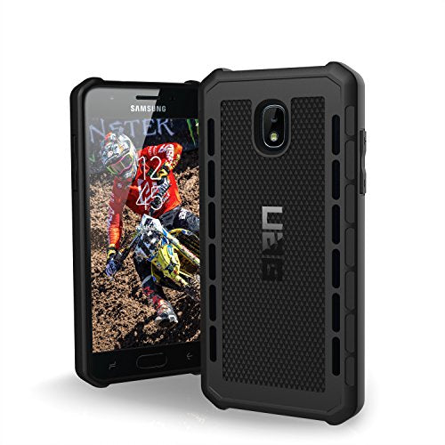 Urban Armor Gear Uag Designed For Samsung Galaxy J3 (2018) Outback Feather-Light Rugged [Black] Military Drop Tested Phone Case