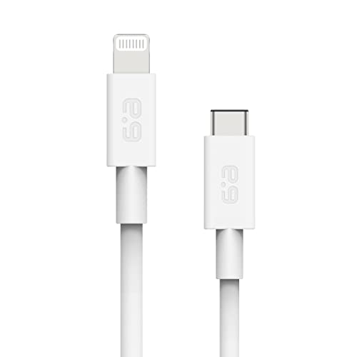 Puregear Usb C To Lightning Cable, Apple Mfi Certified Charging Data Sync Cable Support Power Delivery And Type C Chargers For Iphone 13,12,11,Xs,Xr,X,Se, Airpods Pro, Ipad, White (4 Ft)