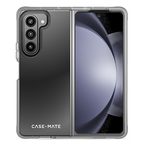 Case-Mate Samsung Galaxy Z Fold 5 Case 7.6" Clear 12ft Drop Protection & Wireless Charging Tough Series Cover For Samsung Galaxy Z Fold 5 With Anti Yellowing And Anti Scratch Tech, Shockproof