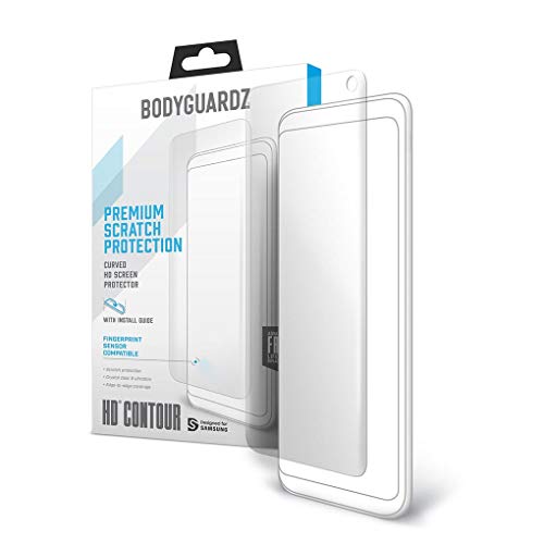 Bodyguardz Hd Contour Edge-To-Edge Hardened Pet Screen Protector Compatible With Samsung Galaxy S10