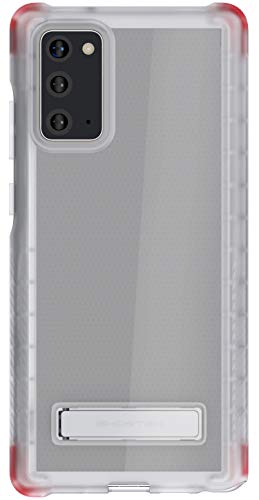 Ghostek Covert Galaxy Note 20 Clear Case With Kickstand And Secure Hand Grip Bumper Super Thin Slim Fit Design And Wireless Charging Compatible Cover For 2020 Galaxy Note20 5g (6.7 Inch) (Clear)