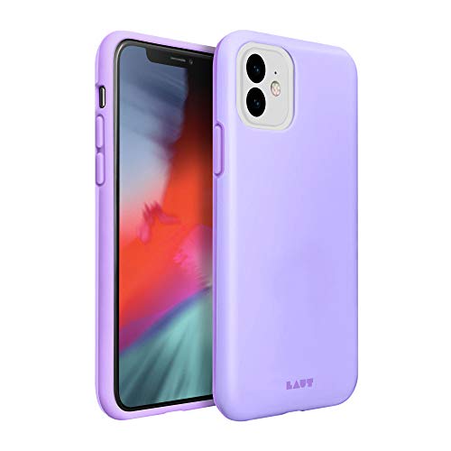 Laut | Huex Pastels For Iphone 11 | Refreshing Pastel Colors | Air Frame Technology | 13ft./ 4m Impact Protection | Easy To Snap On & Off | Qi Wireless Charger Compatible • Violet