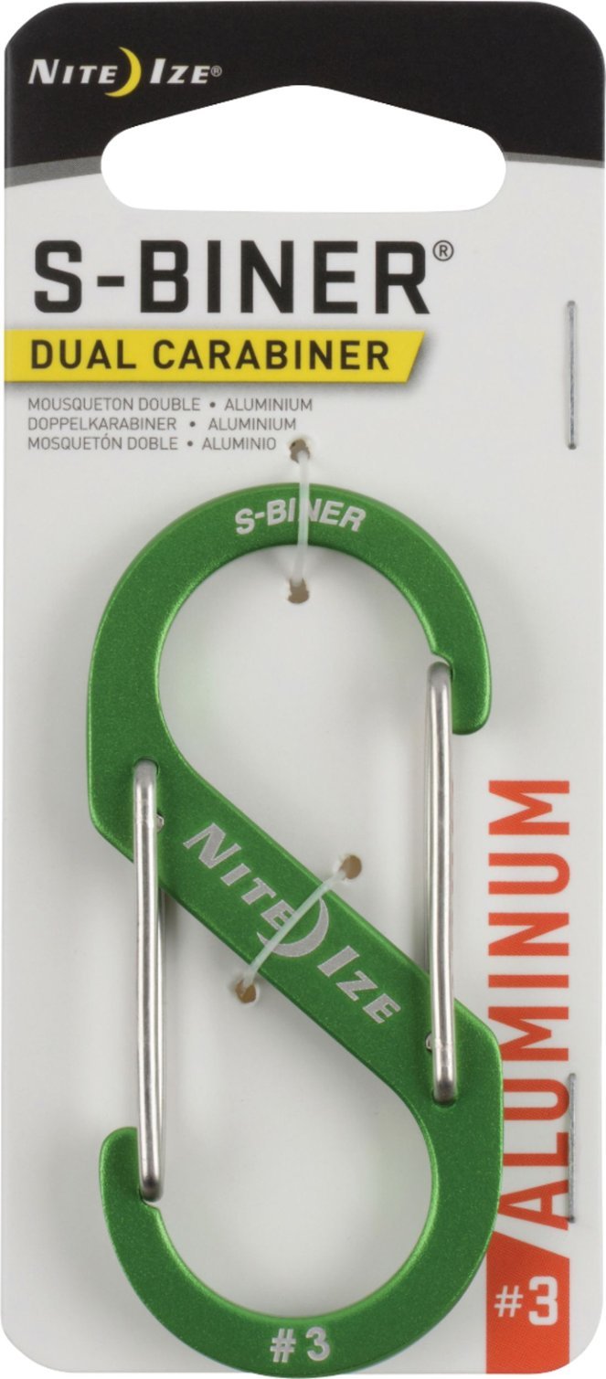 Nite Ize S-Biner® #3 Aluminum Dual Carabiner Lime