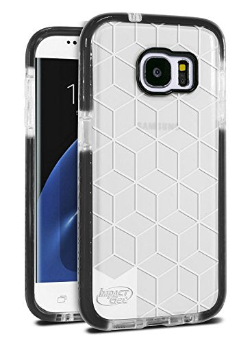 Impact Gel Cell Phone Case For Samsung Galaxy S7 Clear/Black