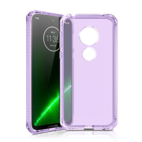 Itskins Spectrum Clear Protective Phone Case For Moto G7 Play Light Purple