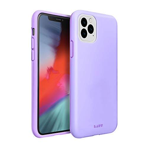 Laut | Huex Pastels For Iphone 11 Pro| Refreshing Pastel Colors | Air Frame Technology | 13ft./ 4m Impact Protection | Easy To Snap On & Off | Qi Wireless Charger Compatible • Violet