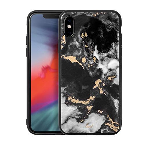 Laut Mineral Glass For Iphone Xs Max | 9h Super Tough Tempered Glass | Anti-Scratch | Compatible With Wireless Chargers (Mineral Black)