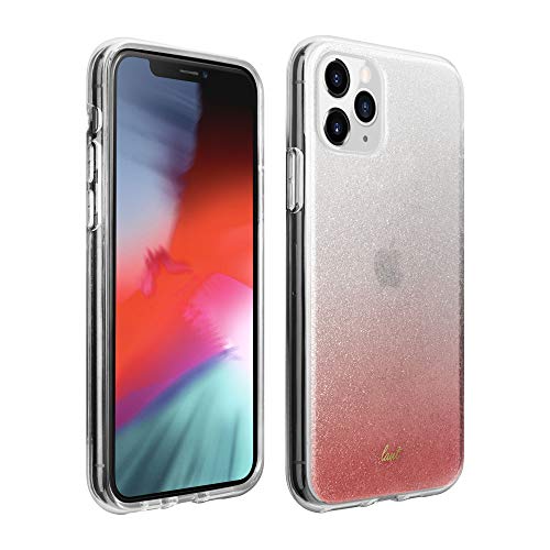 Laut | Ombre Sparkle For Iphone 11 Pro |Glitter & Semi Translucent Design | Color Fade | Shock Resistant | Qi Wireless Charger Compatible • Peach