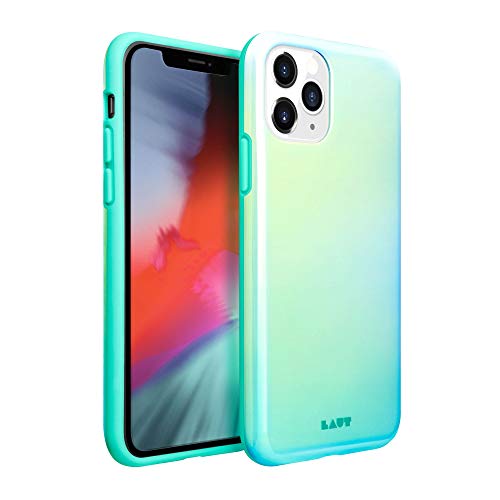 Laut | Huex Fades For Iphone 11 Pro Max | Color Fade Iridescent Design | Air Frame Technology | 13ft./ 4m Impact Protection | Easy To Snap On & Off | Qi Wireless Charger Compatible • Mint