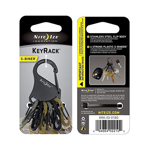 Nite Ize Keyrack S-Biner Black/Camo