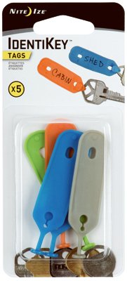 Nite Ize Identikey 2.4 In. Dia. Plastic Assorted Identifiers Key Holder