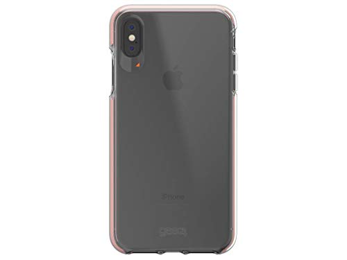 Gear4 Piccadilly Clear Case With Advanced Impact Protection [ Protected By D3o ], Slim, Tough Design Compatible With Iphone Xs Max Rose Gold