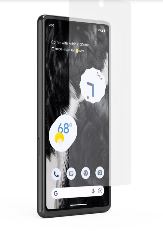 Puregear Google Pixel 7a Steel 360 Antimicrobial Tempered Glass Screen Protector With Perfect Alignment Tray