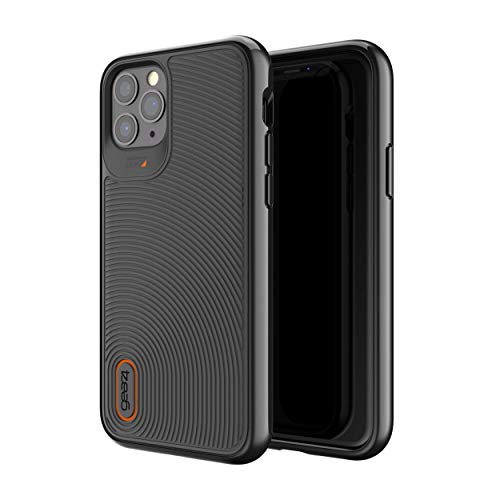 Gear4 Battersea Compatible With Iphone 11 Pro Case, Advanced Impact Protection With Integrated D3o Technology Phone Cover Black