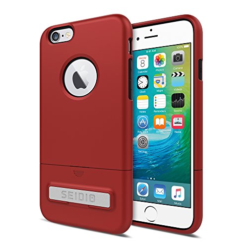 Seidio Cell Phone Case For Apple Iphone 6+/6s+ Dark Red/Black