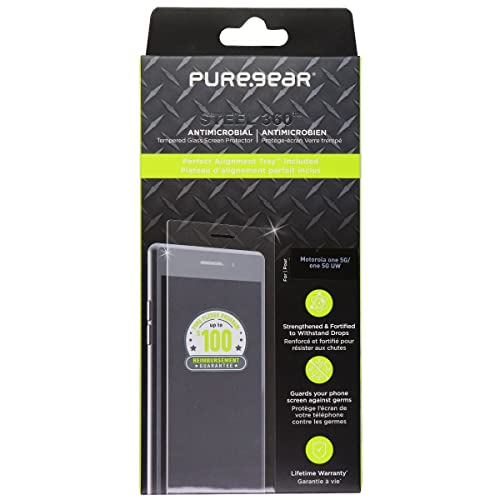 Puregear Steel 360 Tempered Glass For Motorola One 5g & One 5g Uw Clear