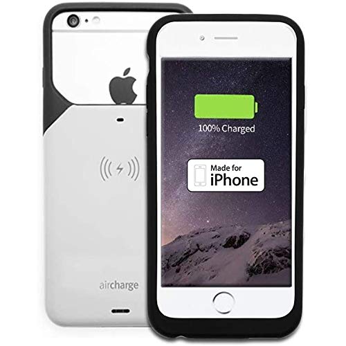 Aircharge Wireless Charging Case For Apple Iphone 6/6s White/Black