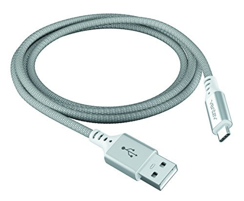 Ventev Chargesync Alloy Cable, Usb Type A-C, 4ft, Silver