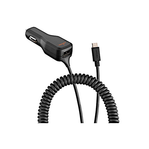 Ventev Dashport R2340c 3.4a Car Charger 2.4a Micro-Usb And 1a Usb Port Gray